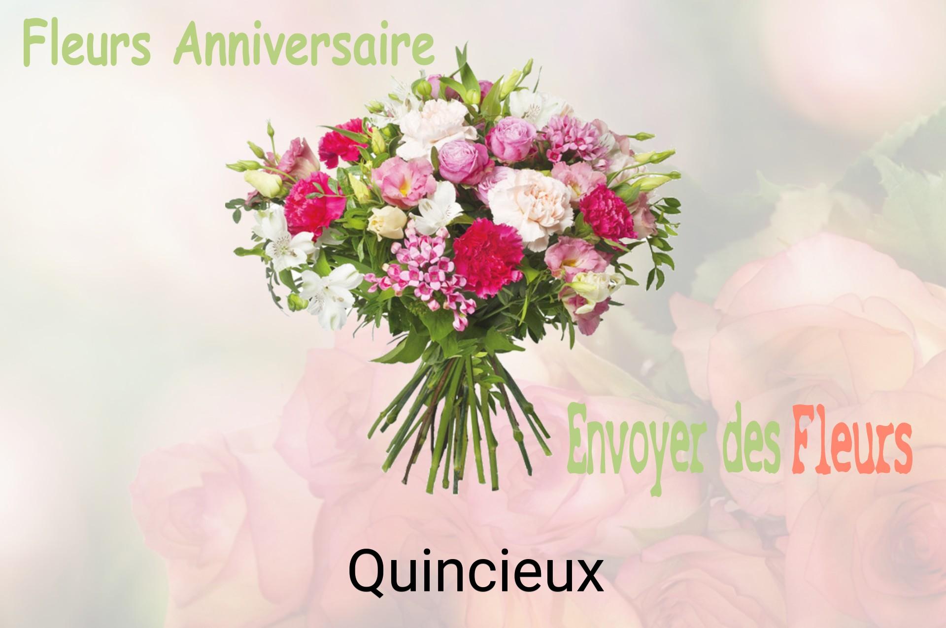 Bouquet de fleurs d’anniversaire livré à Quincieux